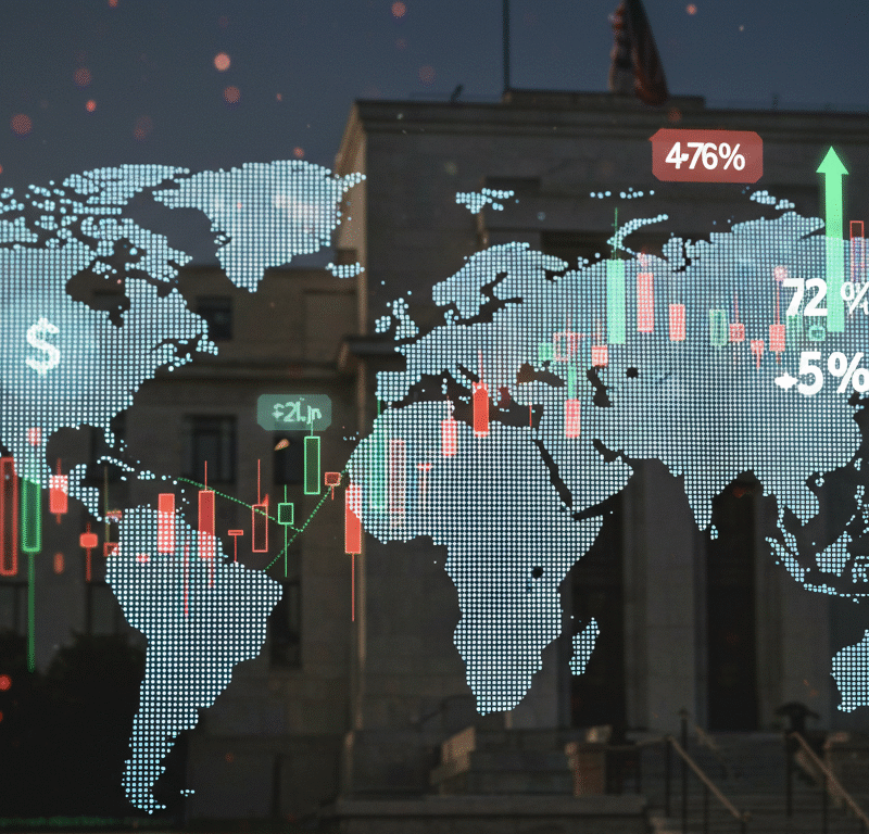 Global stock futures rise slightly as investors await the Federal Reserve’s decision.