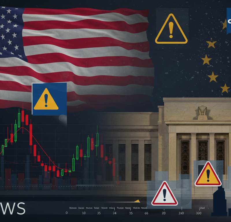 U.S. and European stock futures trade flat as markets weigh Fed rate cut hopes and political warnings.