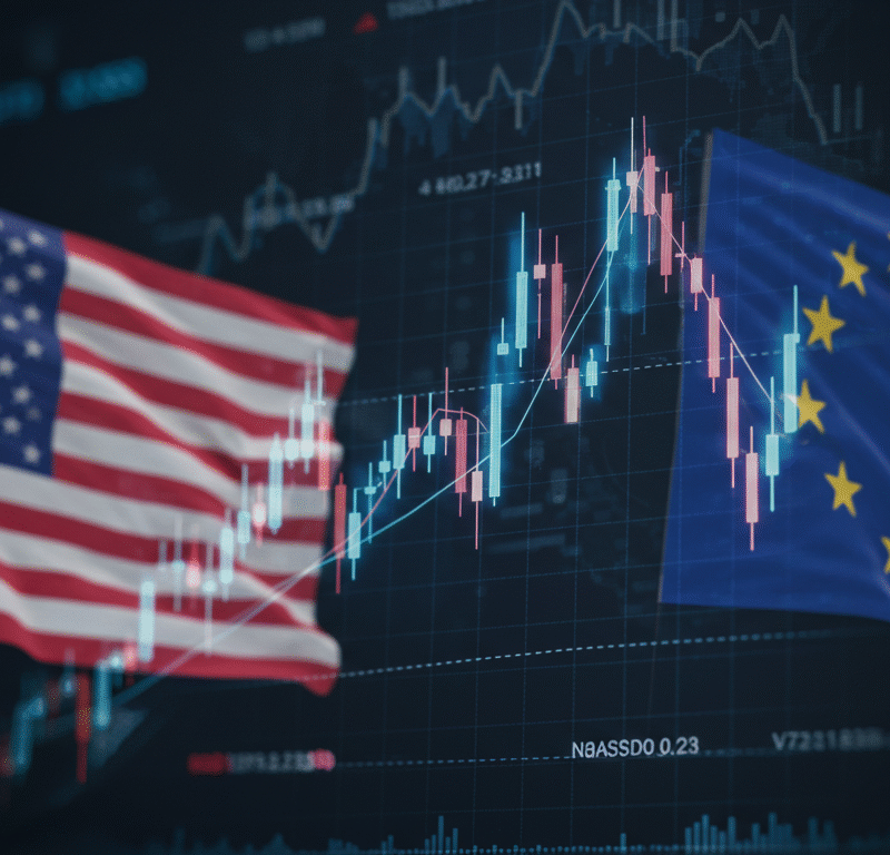 European and U.S. stock futures steady after Nasdaq closes at record high.