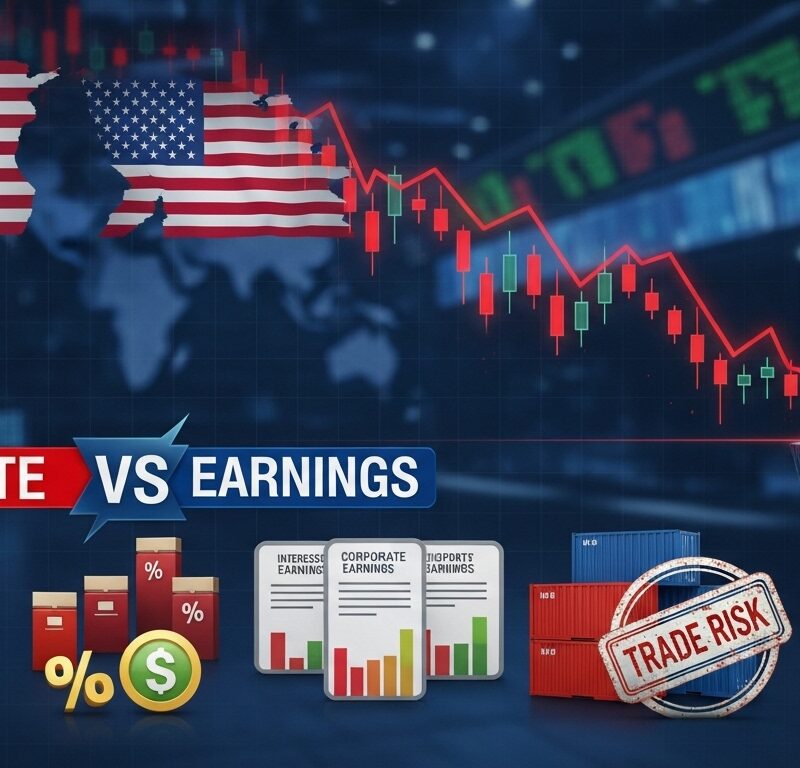 European and U.S. stock futures slip as markets head into a make-or-break week for rates, earnings, and trade risk.