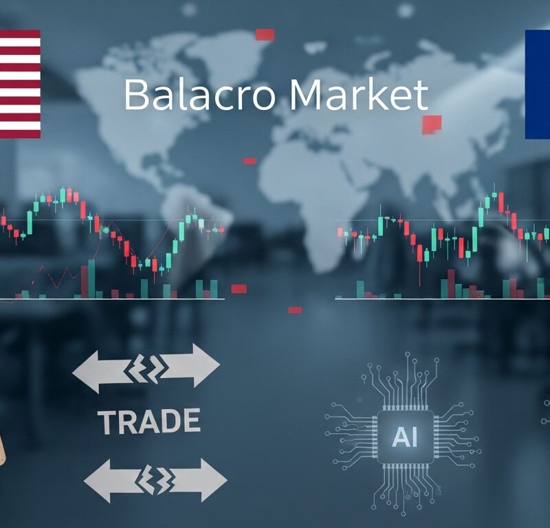 European and U.S. stock futures hover near flat as trade tensions and tech uncertainty limit market gains.