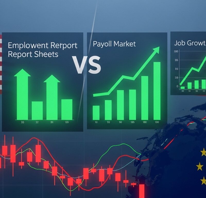 European and U.S. stock futures fall even as strong job growth data signals a resilient labor market.