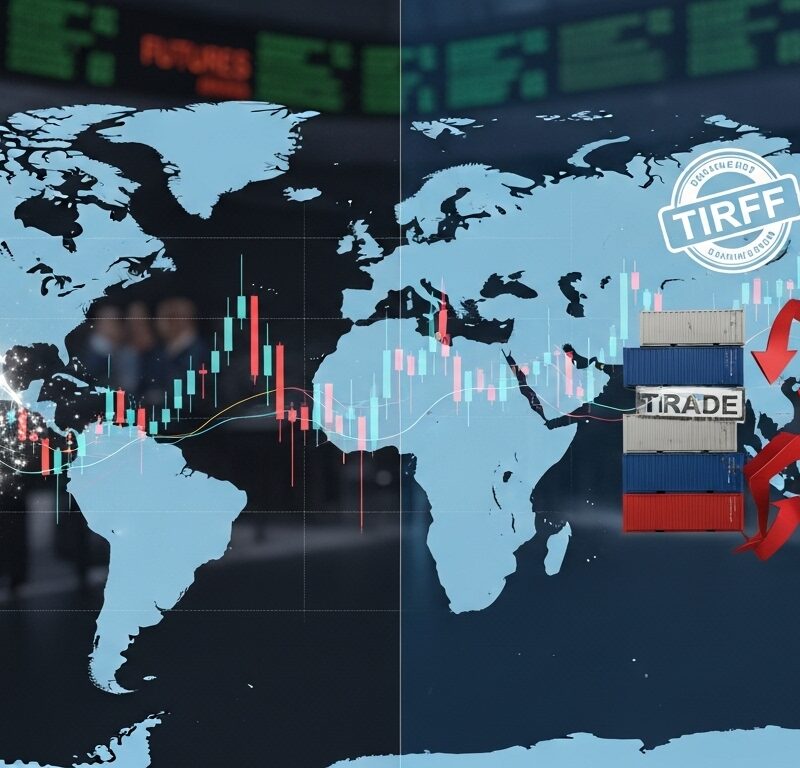 Global stock futures signal a cautious market start as Iran tensions ease but tariff risks continue to pressure investor sentiment.