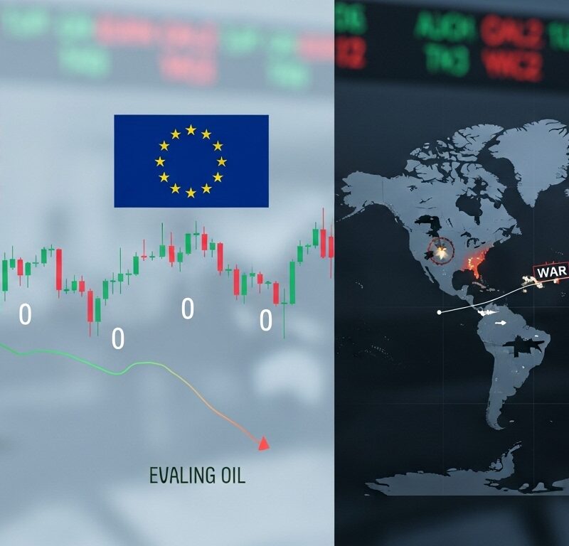 European and U.S. stock futures remain flat as oil prices ease but geopolitical war risks continue to weigh on markets.