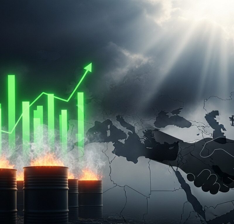 Global futures rising sharply after ceasefire relief and easing geopolitical tensions