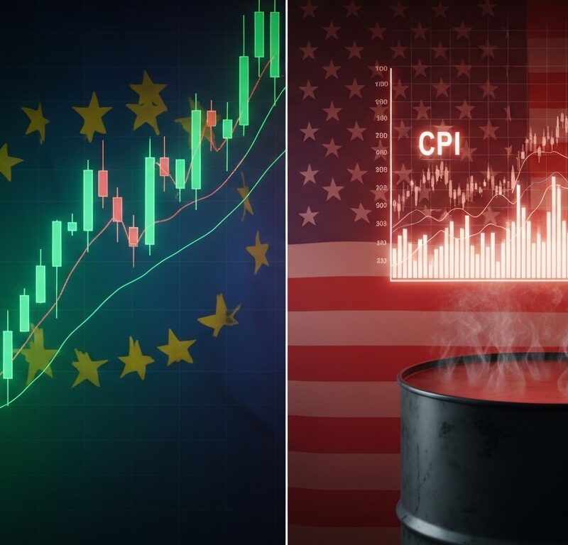 European and US futures mixed as markets pause before inflation data release
